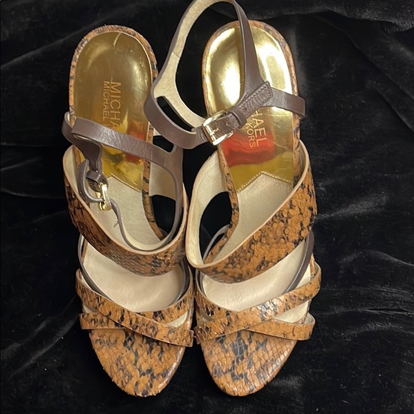 Micheal Kors Snake Print Heels - Picture 4 of 4